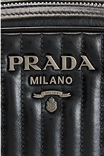 FWRD Renew Prada Diagramme Shoulder Bag in Black, view 6, click to view large image.