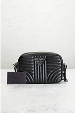 FWRD Renew Prada Diagramme Shoulder Bag in Black, view 9, click to view large image.