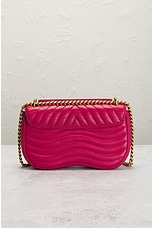 FWRD Renew Louis Vuitton New Wave MM Shoulder Bag in Red, view 3, click to view large image.