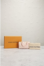 FWRD Renew Louis Vuitton Monogram Nano Speedy Handbag in Pink, view 9, click to view large image.