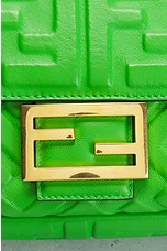 FWRD Renew Fendi Baguette Shoulder Bag in Green, view 8, click to view large image.