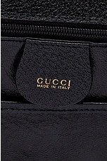 FWRD Renew Gucci Bamboo Handbag in Black, view 5, click to view large image.