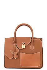 FWRD Renew Hermes Birkin En Desordre Togo Handbag in Brown, view 1, click to view large image.