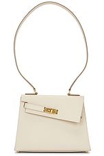 FWRD Renew Hermes Kelly 20 Cle Togo Handbag in White, view 1, click to view large image.