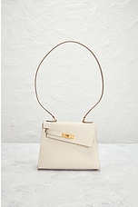 FWRD Renew Hermes Kelly 20 Cle Togo Handbag in White, view 2, click to view large image.