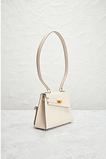 FWRD Renew Hermes Kelly 20 Cle Togo Handbag in White, view 4, click to view large image.