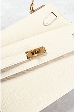FWRD Renew Hermes Kelly 20 Cle Togo Handbag in White, view 5, click to view large image.