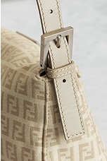FWRD Renew Fendi Zucca Mama Shoulder Bag in Beige, view 8, click to view large image.