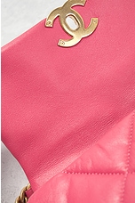 FWRD Renew Chanel Matelasse Lambskin Chain Shoulder Bag in Pink, view 6, click to view large image.