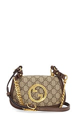 FWRD Renew Gucci GG Supreme Blondie Shoulder Bag in Beige, view 1, click to view large image.