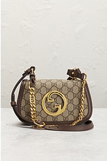 FWRD Renew Gucci GG Supreme Blondie Shoulder Bag in Beige, view 2, click to view large image.