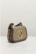FWRD Renew Gucci GG Supreme Blondie Shoulder Bag in Beige, view 4, click to view large image.