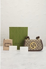 FWRD Renew Gucci GG Supreme Blondie Shoulder Bag in Beige, view 8, click to view large image.