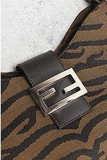 FWRD Renew Fendi Animal Shoulder Bag in Brown, view 5, click to view large image.