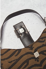 FWRD Renew Fendi Animal Shoulder Bag in Brown, view 6, click to view large image.