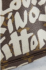 FWRD Renew Louis Vuitton Monogram Graphite Accessoires Pochette Shoulder Bag in Brown, view 8, click to view large image.
