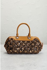 FWRD Renew Louis Vuitton Sunshine Express Spangle Handbag in Brown, view 3, click to view large image.