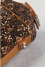 FWRD Renew Louis Vuitton Sunshine Express Spangle Handbag in Brown, view 9, click to view large image.