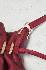 FWRD Renew Gucci Horsebit Leather Shoulder Bag in Red, view 6, click to view large image.