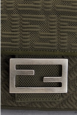 FWRD Renew Fendi Zucca Shoulder Bag in Army, view 6, click to view large image.