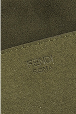 FWRD Renew Fendi Zucca Shoulder Bag in Army, view 7, click to view large image.