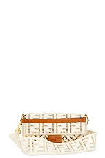 FWRD Renew Fendi Baguette Shoulder Bag in Ivory, view 1, click to view large image.