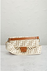 FWRD Renew Fendi Baguette Shoulder Bag in Ivory, view 2, click to view large image.