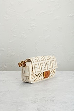 FWRD Renew Fendi Baguette Shoulder Bag in Ivory, view 4, click to view large image.