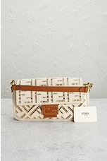 FWRD Renew Fendi Baguette Shoulder Bag in Ivory, view 9, click to view large image.