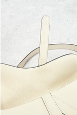 FWRD Renew Dior Leather Saddle Bag in Ivory, view 7, click to view large image.