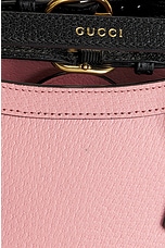 FWRD Renew Gucci Diana Bamboo 2 Way Handbag in Pink, view 6, click to view large image.