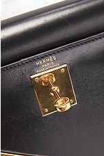 FWRD Renew Hermes Kelly 28 Handbag in Black, view 5, click to view large image.