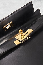 FWRD Renew Hermes Kelly 28 Handbag in Black, view 7, click to view large image.