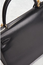FWRD Renew Hermes Kelly 28 Handbag in Black, view 8, click to view large image.