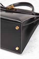 FWRD Renew Hermes Kelly 28 Handbag in Black, view 9, click to view large image.