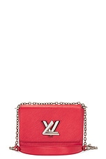 FWRD Renew Louis Vuitton Twist Shoulder Bag in Red, view 1, click to view large image.