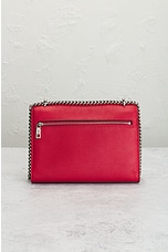FWRD Renew Louis Vuitton BB Leather Shoulder Bag in Red, view 3, click to view large image.