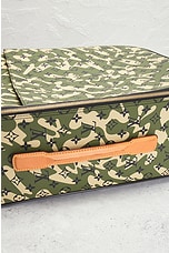 FWRD Renew Louis Vuitton Camouflage Carry Luggage in Green, view 9, click to view large image.