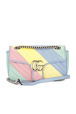 FWRD Renew Gucci GG Marmont Shoulder Bag in Multi, view 1, click to view large image.