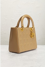 FWRD Renew Dior Lady Cannage Handbag in Brown, view 4, click to view large image.