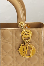 FWRD Renew Dior Lady Cannage Handbag in Brown, view 5, click to view large image.