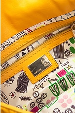 FWRD Renew Fendi Baguette Shoulder Bag in Yellow, view 6, click to view large image.