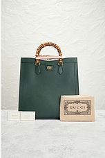 FWRD Renew Gucci Diana Handbag in Black, view 7, click to view large image.