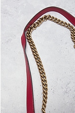 FWRD Renew Gucci GG Marmont Chain Shoulder Bag in Red, view 8, click to view large image.