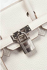 FWRD Renew Hermes B Stamp Birkin 25 Handbag in Gris Perle, view 5, click to view large image.