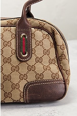 FWRD Renew Gucci GG Canvas Shoulder Bag in Beige, view 6, click to view large image.
