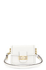 FWRD Renew Louis Vuitton Dauphine Shoulder Bag in White, view 1, click to view large image.