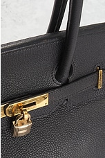FWRD Renew Hermes Togo Birkin 35 Handbag in Black, view 10, click to view large image.