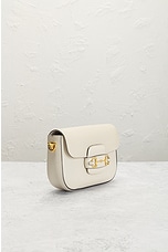 FWRD Renew Gucci Horsebit Calfskin Leather Shoulder Bag in Beige, view 4, click to view large image.