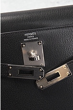 FWRD Renew Hermes B Stamp Kelly Shoulder Bag in Black, view 6, click to view large image.